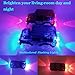 Car Track,Light Up Tracks Car(2-Pack) Glow in The Dark Racing Track Accessories Compatible with Most Tracks,Boys & Girls (style1：red+Blue)