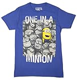 Despicable Me 2 - One in a Minion - T-Shirt (Large, Blue)