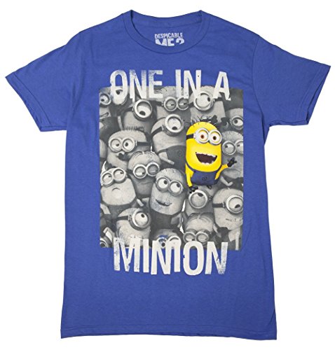 Despicable Me 2 - One in a Minion - T-Shirt (Large, Blue)