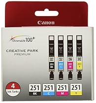 Canon CLI-251 Ink Pack for MX922, MG6420, MG5420, MG6320, iP8720, iX6820, MG7520, MG6620