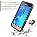 Galaxy Luna Case (4G LTE) / Express 3 / Amp 2 w/[Tempered Glass Screen Protector], NageBee [Heavy Duty] Armor Shockproof [Belt Clip] Holster [Kickstand] Combo Case for Samsung Galaxy J1 2016 -Camo