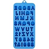 Silicone Candy mold, Letters and Numbers