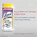 Lysol, Dual Action Complete Clean Disinfecting Wipes, White, 75 Count, Citrus, 450 Count, (Pack of 6)