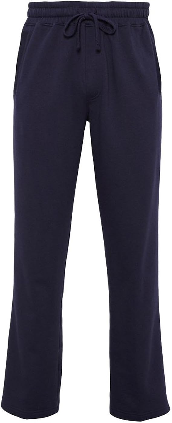 Marks & Spencer Mens Pure Cotton Sweat Joggers with StayNEW Navy