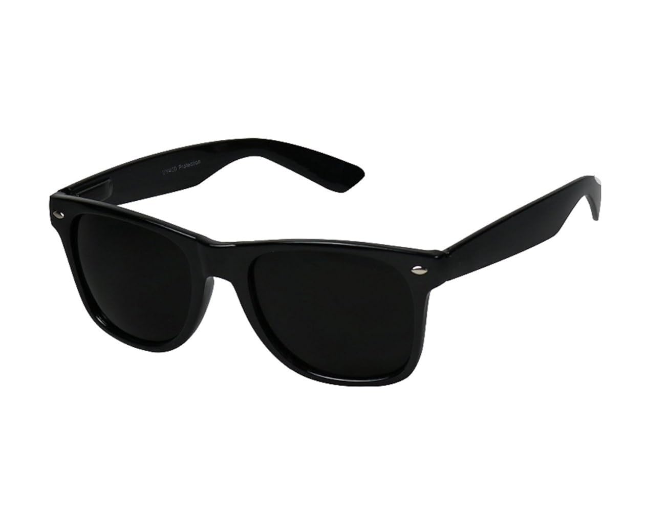 dark black wayfarer sunglasses