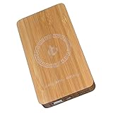 Szwisechip Wireless Charging power bank for iphone, S6, S7, S8 Nexus 6, Moto Droid/360 Watch,Google Nexus 4/5/7;Nokia920, 928, 1020; LG Optimus; HTC 8X, Z30(Bamboo)
