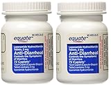Equate - Anti-Diarrheal, 72 Caplets (Compare to Imodium A-D) (1) (Pack of 2)