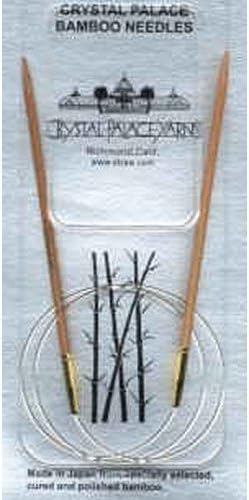 Crystal Palace Bamboo Circular Needle 16" Long Size 9