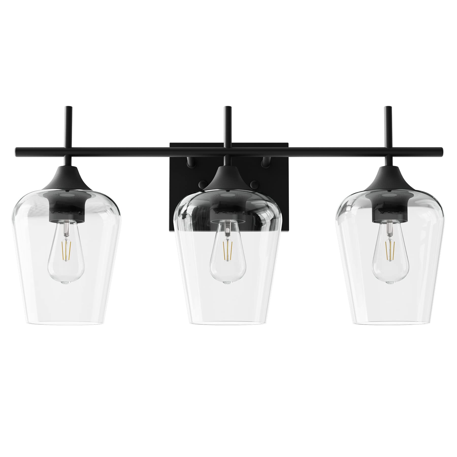 VONLUCE Bathroom Vanity Light, 3-Light Bathroom Light Fixture Over Mirror, Vanity Light Fixtures ...