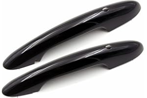 miusani Car Exterior Side Door Handle Cover Shell Gloss Trim ABS Case Accessory Compatible with Mini Cooper F Series DC03 (2 