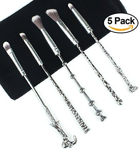 Wizard wand themed Makeup Brushes (Wizard (5 Brushes))