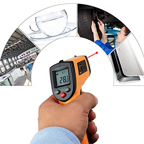 Onewell Infrared Thermometer,Digital Temperature Gun Non-Contact IR Thermometer -50 to 380℃(-58 to 716℉) - Thumbnail 2