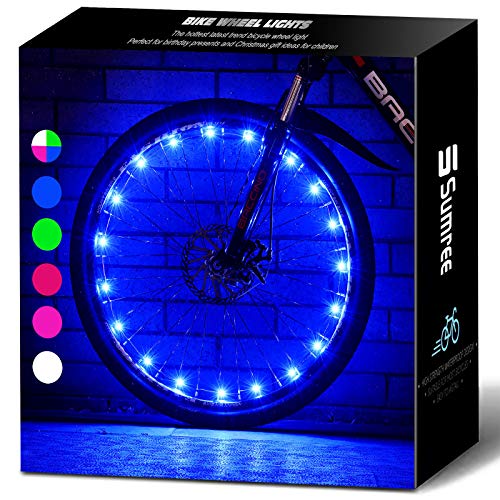 Sumree Bike Lights with Batteries Included, LED Bike Wheel Lights