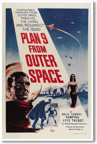 Plan 9 From Outer Space - NEW Vintage Reprint Poster