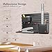 VIOTEK Storage Board - Modular, Scratch Resistant, Wall or Fabric Mounted - for Homes, Wall Shelves, Kitchens & More - Holds up to 6.6 Pounds - ABS Plastic - Mail and Keyholder - Storage Shelves