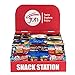 Variety Fun Office Snacks (100 Count) - Bulk Cookies, Chips, Crackers, Candy, Mixed Bars Variety Pack (Include Display Stand)