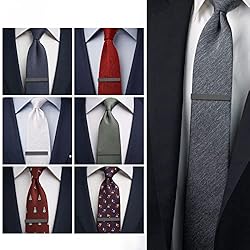 HAWSON 2 Inch Tie Bar Clips for Men Set of 3 Pcs