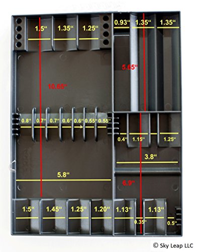 3 Tool+Sorter+Screwdriver+Organizer+Black