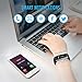 Fitness Tracker, EIVOTOR Activity Tracker with Wrist-Based Heart Rate Monitor, Water Resistant Watch Band with Step Tracker Sleep Monitor Calorie Counter Notification Alerts for Android iOS Smartphone