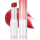 rom&nd GLASTING MELTING BALM 04 HIPPIE BERRY - K-Beauty Hydrating Lip Gloss Stick for Crystal Water-Gloss Shine, Vivid Long-Lasting Tint & Plump, Non-Sticky Comfort