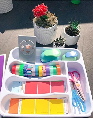 5 Flatware+Plastic+Kitchen+Organizer+Silverware