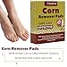 Corn Remover, Foot Corn Remover Pads, Corn & Callus Remover Cushions, Corn Plaster with Hole, It is a Better Solution for People Who Suffer The Pain of Corn, 12 Medicated Pads (12pc)