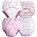 MOM & BAB Toddler Training Pants/Underwear. Water-Resistent|Best Quality|Machine Washable & Reuable|Cutest Designs|Soft Cotton|Comfortable Fit|3 Layers (Small, Giraffe & Bunny)