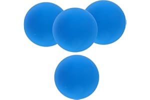 VICASKY 4pcs Blue Rubber Squash Training Balls High Bounce Reaction Practice Balls for Kids and Adults Recreational Exercise