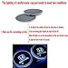 Lntly LED Car Logo Cup Holder Pad Waterproof Bottle Drinks Coaster Built-in Light 7 Colors Changing USB Charging Mat LED Cup Mat Car Atmosphere Lamp 2PCS (Honda)