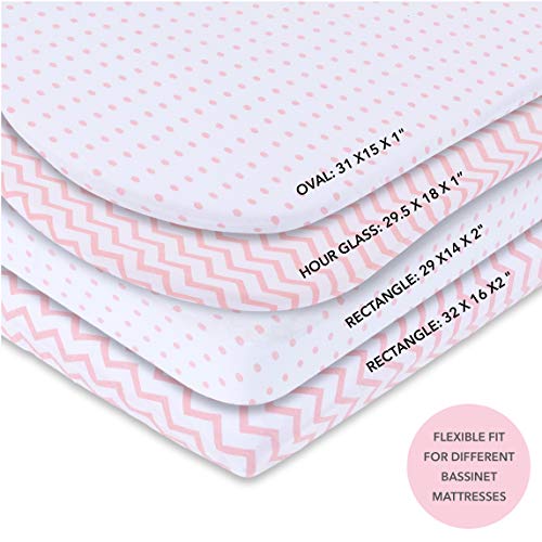 2 Bassinet+Sheet+Jersey+Cotton+Elys