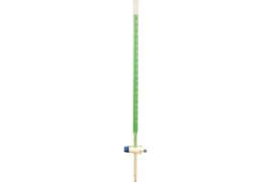 Eisco Labs Borosilicate Burette w/PTFE Stopcock - 100mL Cap., 0.2mL Grad, Class B
