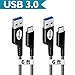 USB Type C Cable Fast Charging(Usb 3.0), [6.6ft 2Pack]Usb C Cable, Extra Long Nylon Braided Quick Charger Cord Compatible for Samsung Galaxy Note 9 8 S9 S8 Plus, LG V30 V20 G5 G6, Moto G5/6, OnePlus 6