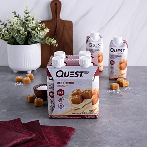 Quest Nutrition Ready to Drink Salted Caramel Protein Shake, High