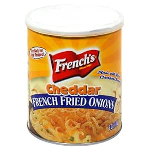 Amazon.com : French's French Fried Onions, Cheddar, 6-Ounce Unit (Pack ...