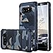 Galaxy Note 8 Case, Lontect [Camo Series] Hybrid High Impact Shock Absorption Dual Layer Army Camouflage Armor Defender Case Cover for Samsung Galaxy Note 8 - Camouflage Blue