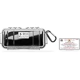 Pelican 1030 Micro Case (Black/Clear)