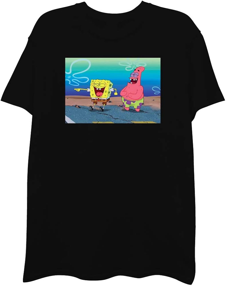 Mens Spongebob Squarepants Classic Shirt Spongebob, Patrick & Krusty