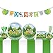 CC HOME Jungle Theme Birthday Party Supplies Sets,Wild One Birthday Supplies Pack - Serves 16 - Includes Plates, Cups and Napkins. Safari Animal Party Decorations,Supply Tableware Set Kit for Zoo Animal,Forest Animals Baby Shower or Birthday Party Supplies Favor
