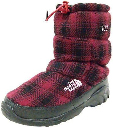 Amazon ザノースフェイス 人気の秋冬アウトドアブーツ レディーススニーカー ヌプシウールブーティ レッド The North Face ザノースフェイス ハイキング トレッキングシューズ