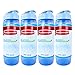 Rubbermaid Refill, Reuse 20-ounce Chug Bottle, 1 Pack of 4 Blue Bottles
