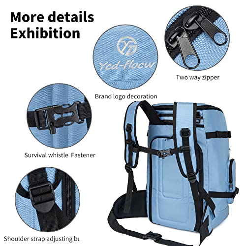 YCDFLOCW Ski Boot Bag Backpack, 50L Large Capacity WaterResistant