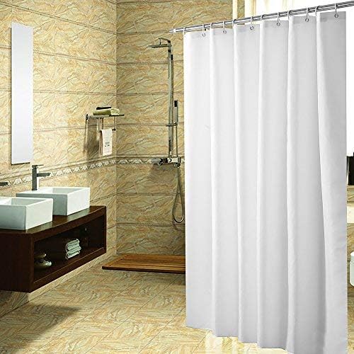 YOLOPLUS Weighted Hem Shower Curtain Liner 72x78 Inch Extra Long Mildew