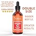 Purest Naturals Enhanced Vitamin C Serum + Hyaluronic Acid For Face - Double Size 2 Oz - Best Skin Brightening & Anti Aging Formula - Fades Age Spots, Fine Lines & Sun Damage - Organic 20% Vitamin C