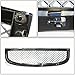 Compatible with Chevy HHR ABS Plastic Mesh Style Front Bumper Grille (Chrome) - Non SS GMT001 GM Delta
