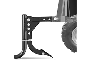 ZELVORO Pipe Layer Attachment and Hitch Mounted Trencher Two-in-One Set, Updated 1.37" Lexible Pipe Layer Fits Any 3-Point Ripper Hitch Lawn Subsoiler for ATV UTV Tractor