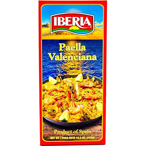 Iberia Paella Valenciana, Ready to Cook Paella Kit with Yellow Rice and