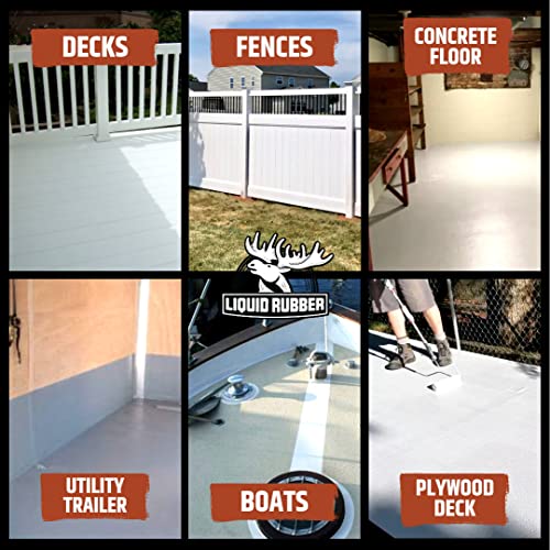 Liquid Rubber Textured Polyurethane Deck Coating Solar Protection