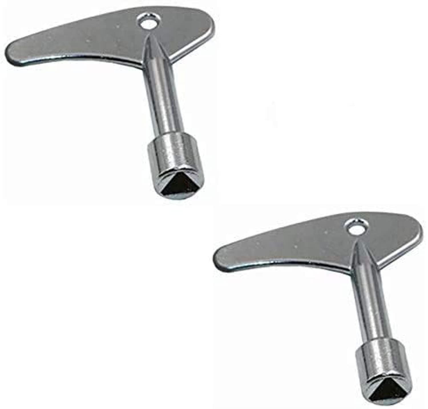 Anano 2PCS Triangle Key Utility Service Key Gas Electric Elevator Emergency Lift Door Lock Keys