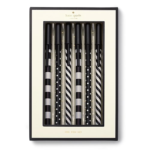 Kate spade new york black ink pen set