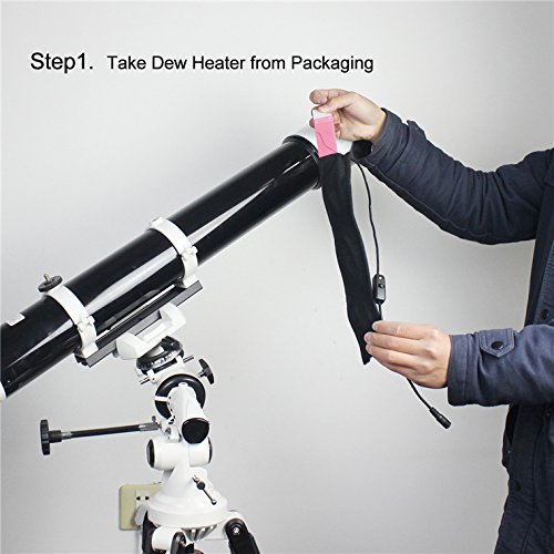 Dew Heater Strip for Telescopes, Camera DSLR Lens, Telescope Eyepieces or Other Devices Keep